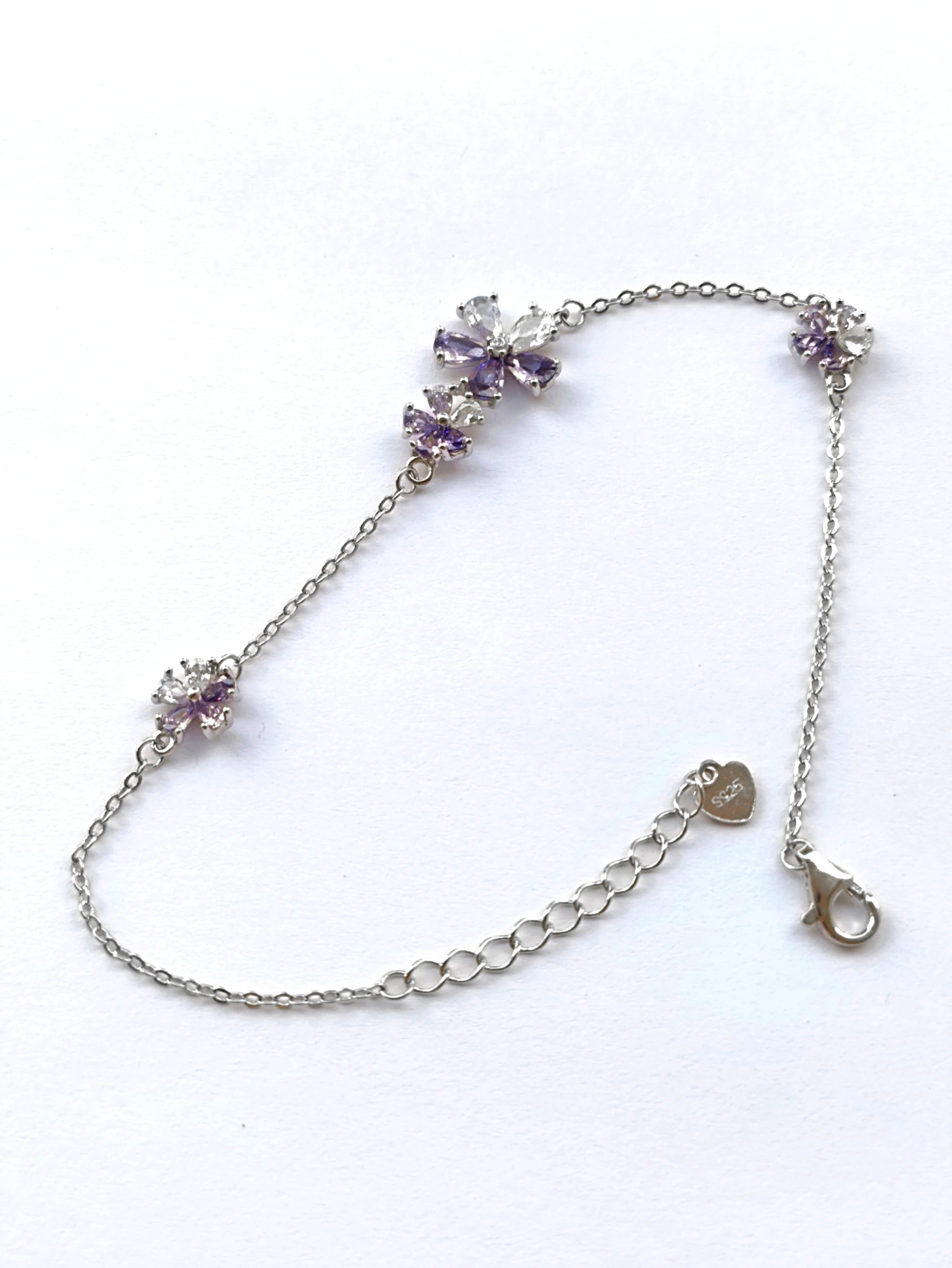 Pulsera Garden Violet – Plata 925