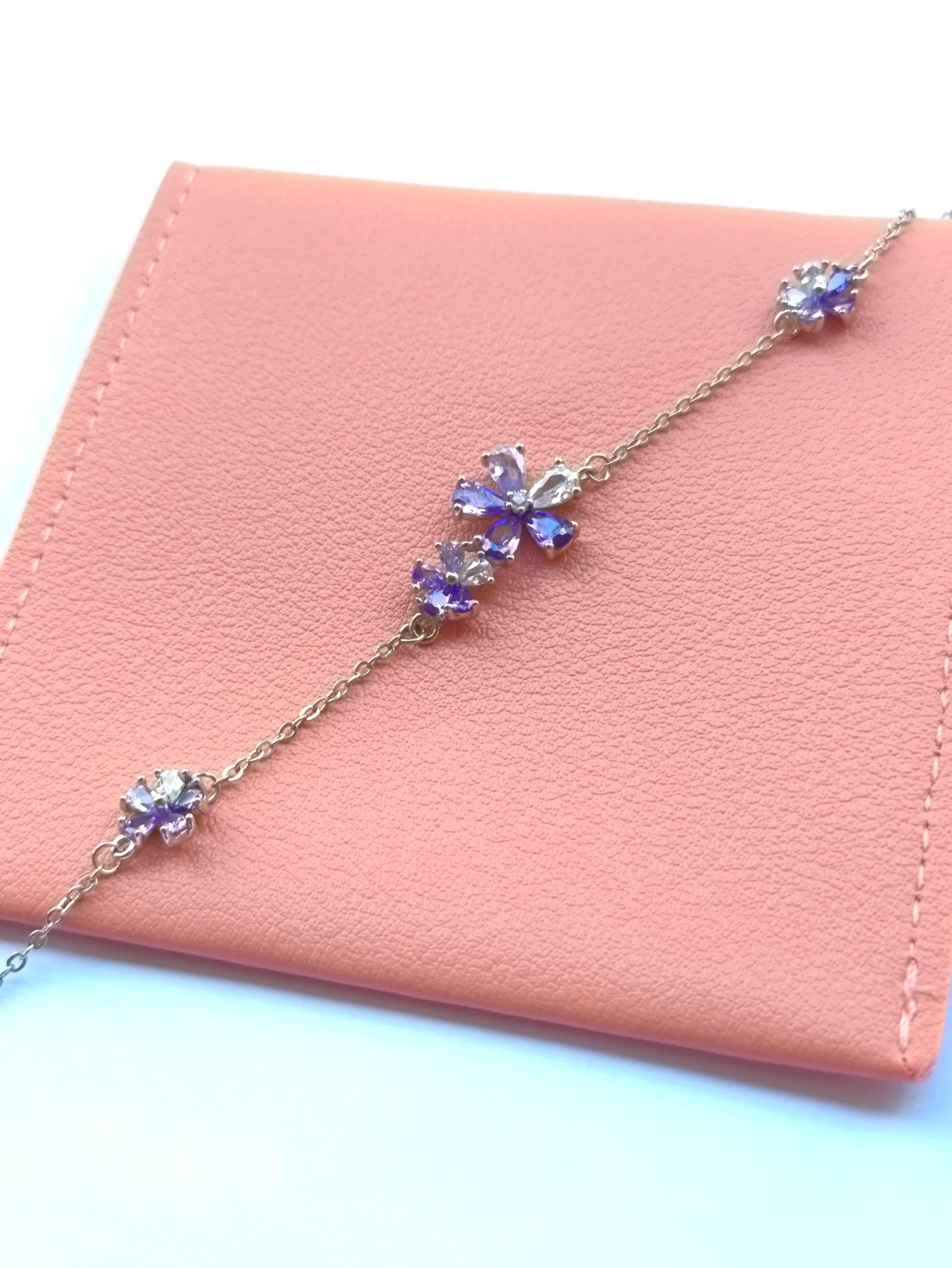 Pulsera Garden Violet – Plata 925