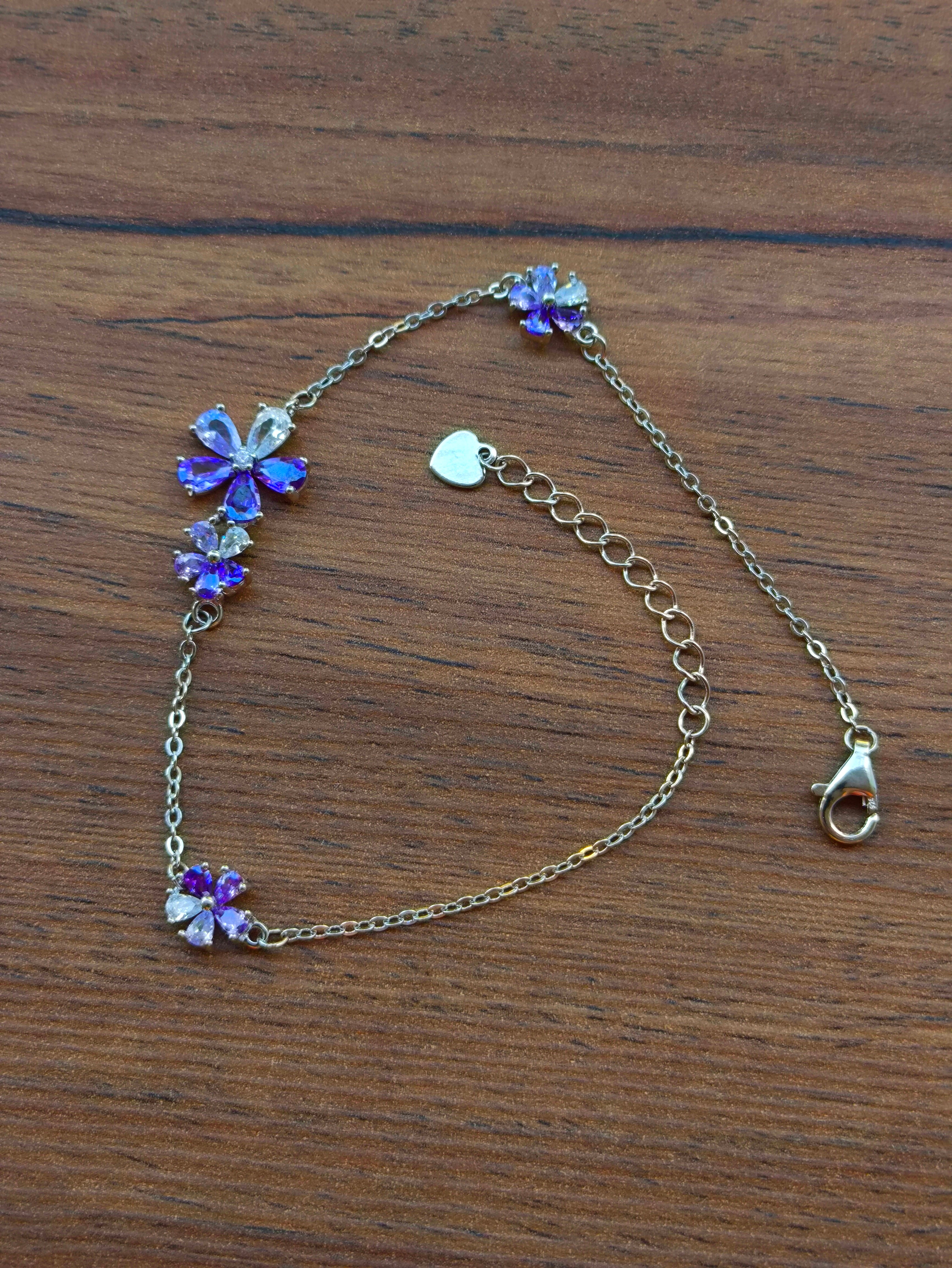 Pulsera Garden Violet – Plata 925