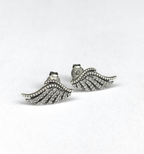 Arete Alas de Luz con Circonia – Plata 925